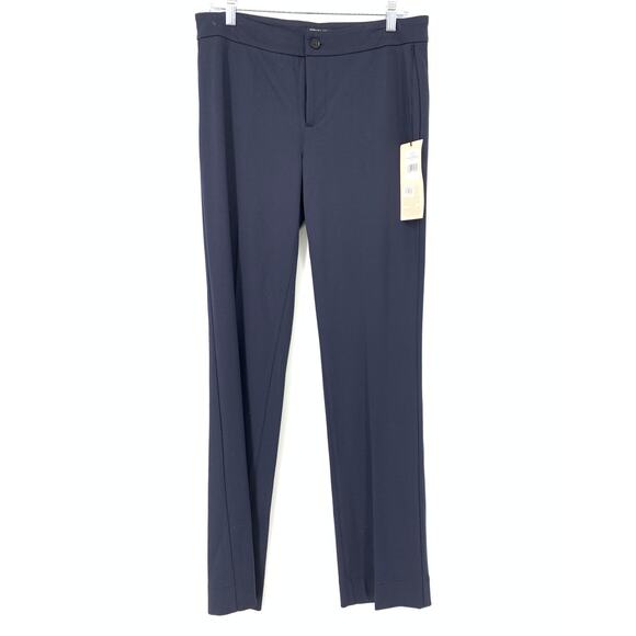 NYDJ Women's Size 8 Curve 360 Slim Fit Trouser Pants Navy Blue NWT